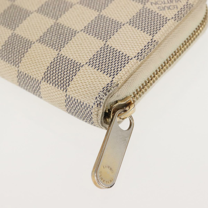 【日本直送】路易威登 Damier Azur Zippy 皮夾長錢包 N60019 LV 正品 144314-15