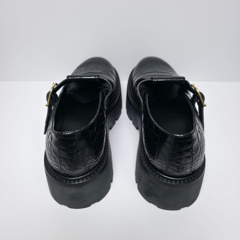 Celine 黑色Bulky Triomphe Babies厚底鞋(未使用品)-3