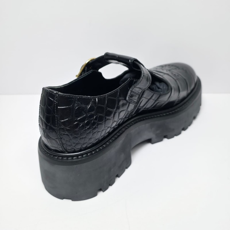 Celine 黑色Bulky Triomphe Babies厚底鞋(未使用品)-8
