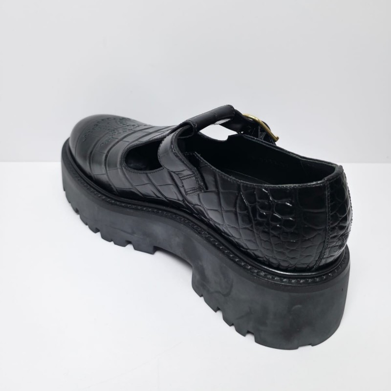 Celine 黑色Bulky Triomphe Babies厚底鞋(未使用品)-11