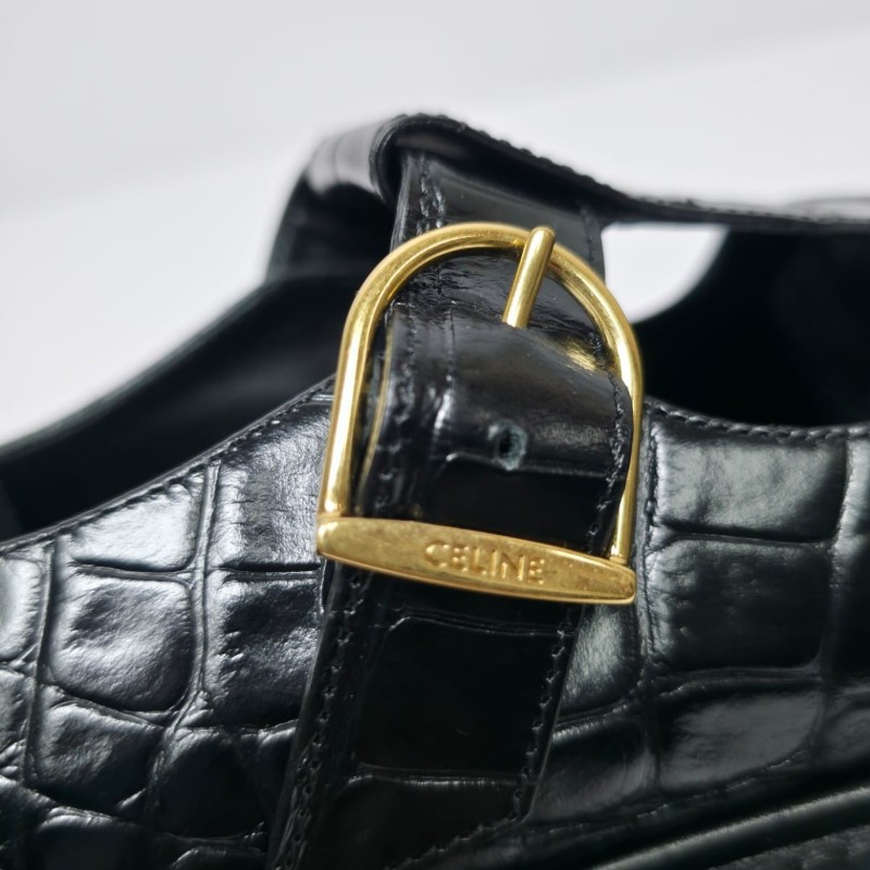 Celine 黑色Bulky Triomphe Babies厚底鞋(未使用品)-14