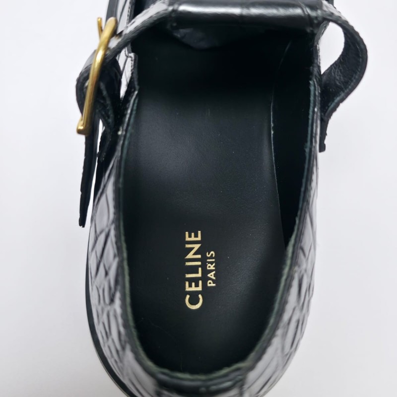 Celine 黑色Bulky Triomphe Babies厚底鞋(未使用品)-15