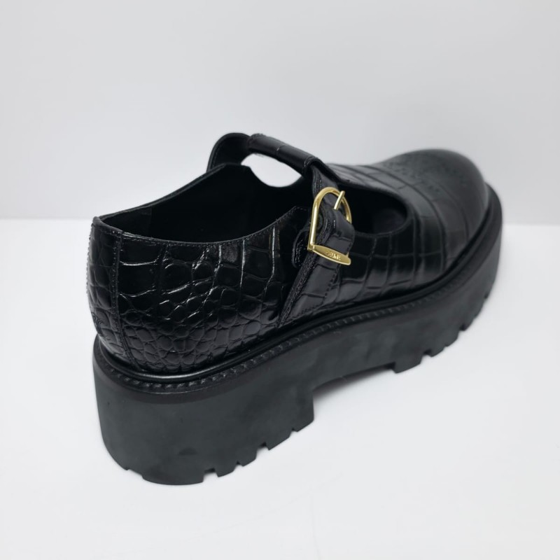 Celine 黑色Bulky Triomphe Babies厚底鞋(未使用品)-18