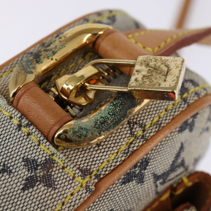 【日本直送】路易威登 Monogram 迷你 Juliet 中型單肩包 藍色 M92004 LV 正品 145320-8