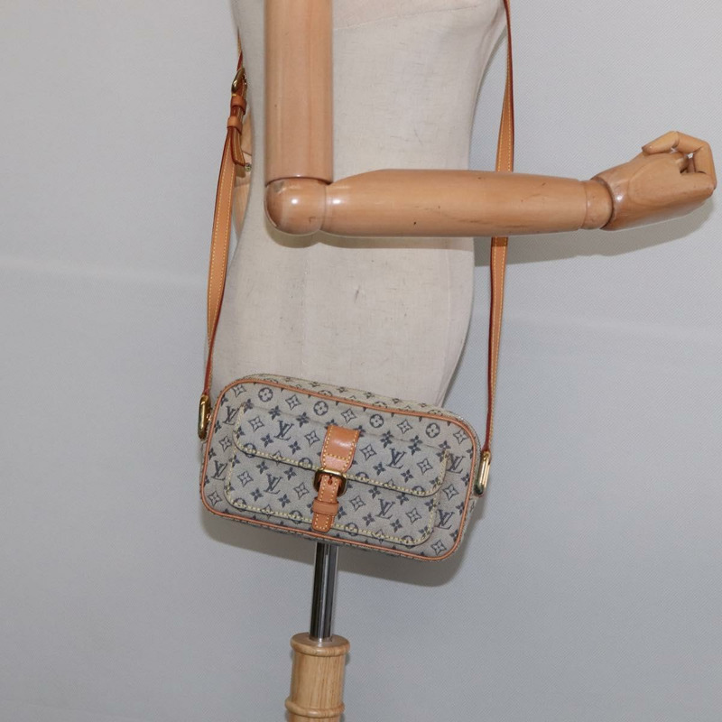 【日本直送】路易威登 Monogram 迷你 Juliet 中型單肩包 藍色 M92004 LV 正品 145320-20
