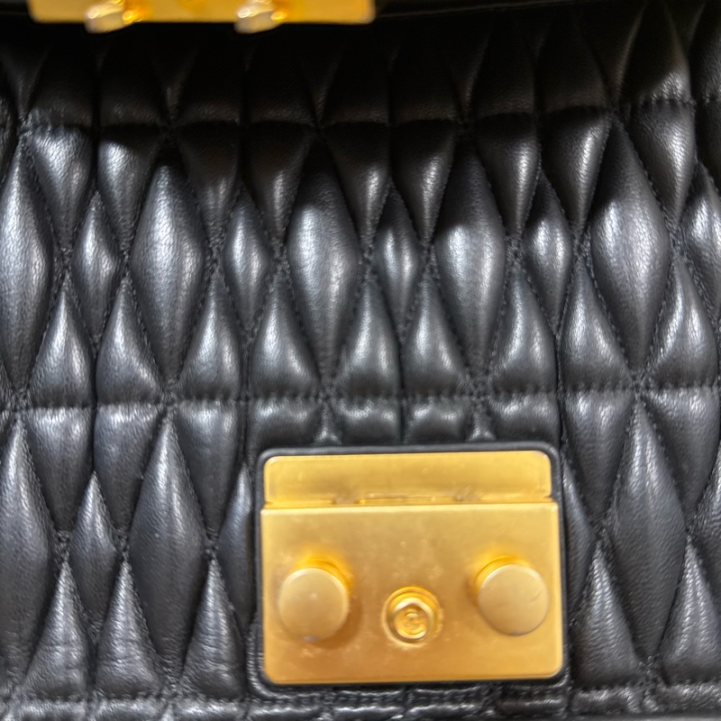 Furla Metropolis Crossbody Cometa 小羊皮皺摺鎖鏈條包-12