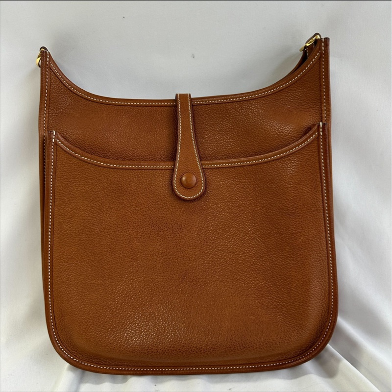 Hermes Evelyne 29 福寶馬鞍皮金扣-7