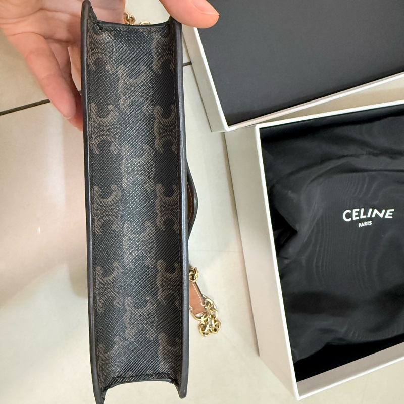 celine 標誌印花飾鍊錢包-20