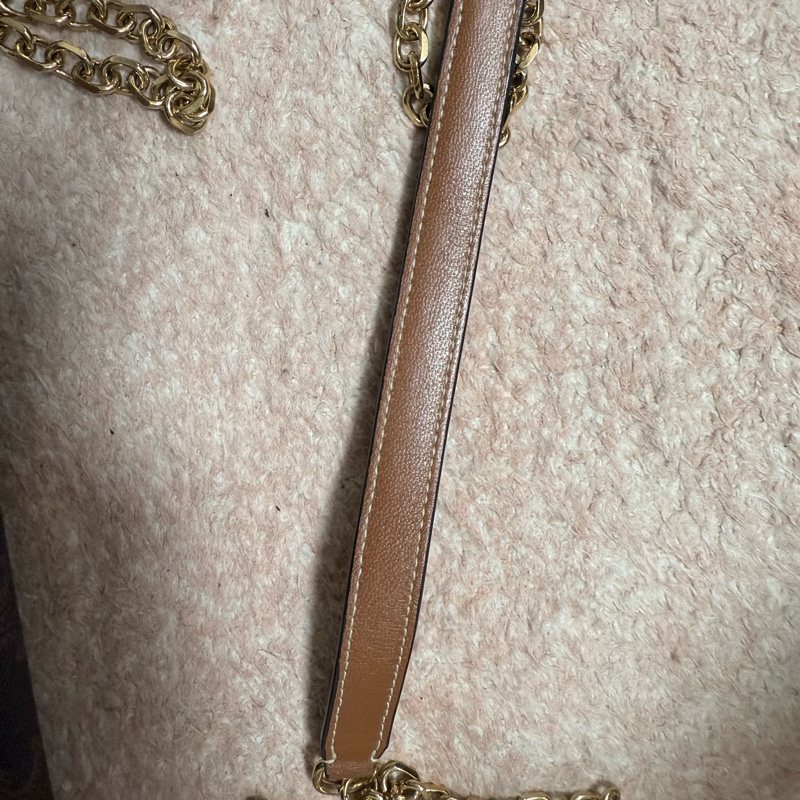 celine 標誌印花飾鍊錢包-25