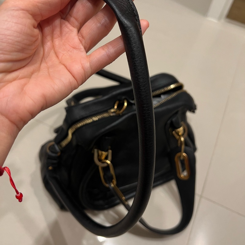 Chloe Paraty 小號 黑色手提肩背包-12