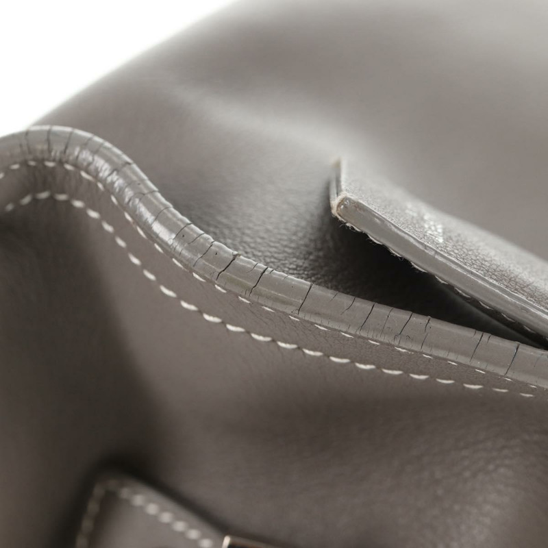 【日本直送】SAINT LAURENT Baby Cabas 手提包 皮革 2 款可選 灰色 銀色 正品 gh798V-5