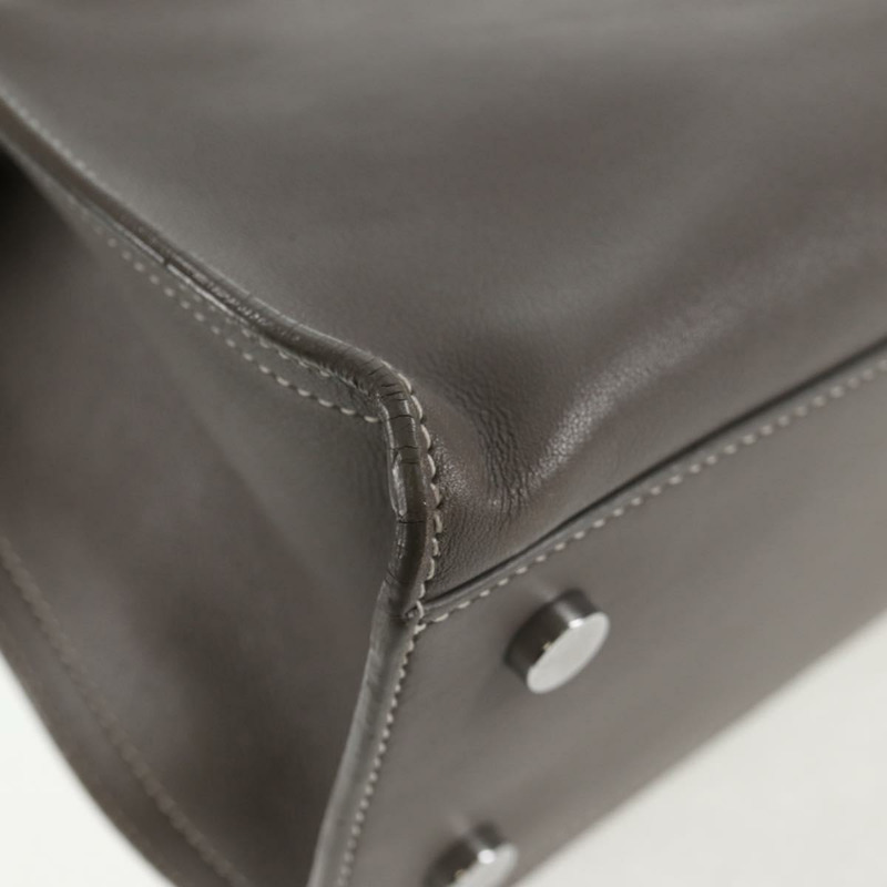 【日本直送】SAINT LAURENT Baby Cabas 手提包 皮革 2 款可選 灰色 銀色 正品 gh798V-13