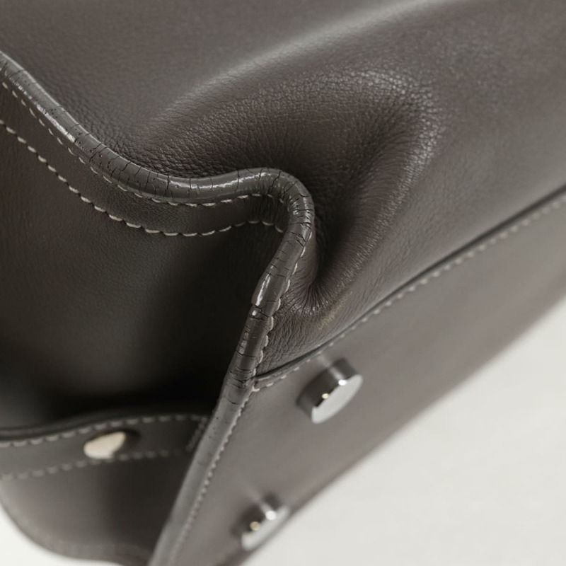 【日本直送】SAINT LAURENT Baby Cabas 手提包 皮革 2 款可選 灰色 銀色 正品 gh798V-15