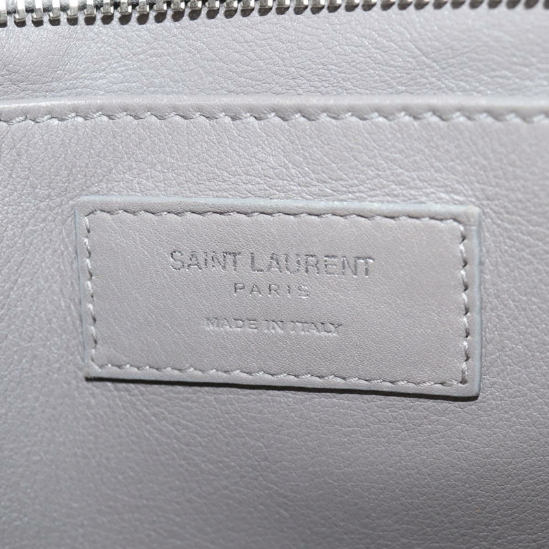 【日本直送】SAINT LAURENT Baby Cabas 手提包 皮革 2 款可選 灰色 銀色 正品 gh798V-21