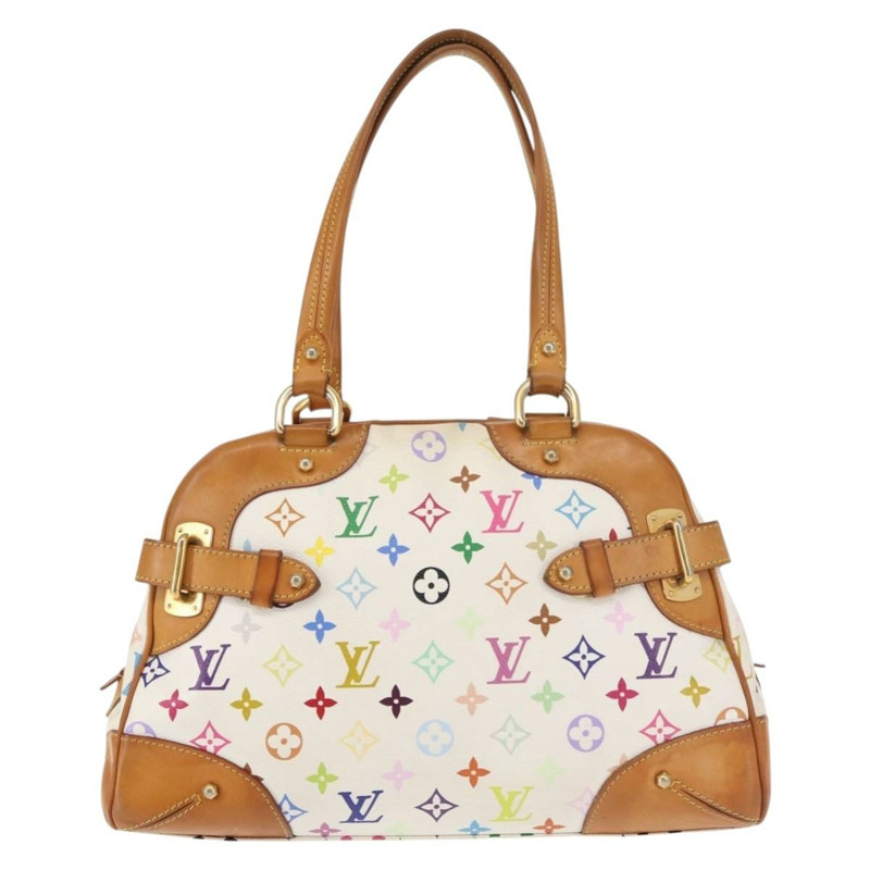 【日本直送】路易威登 Monogram 多色 Claudia 手提包白色 M40193 LV 授權 145078-1
