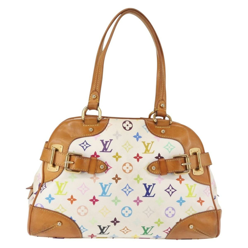 【日本直送】路易威登 Monogram 多色 Claudia 手提包白色 M40193 LV 授權 145078-2