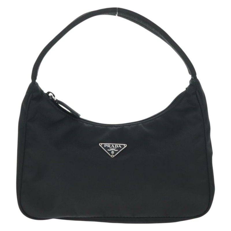 【日本直送】PRADA 手提包 尼龍 黑色 銀色 正品 145021V-1