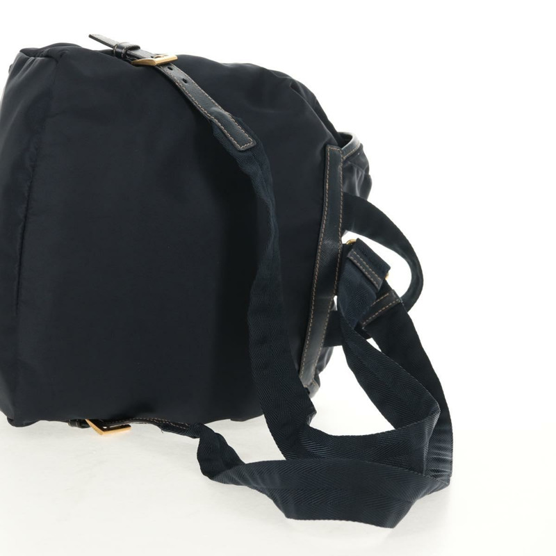 【日本直送】PRADA 背包尼龍海軍藍金色正品 144874M-8