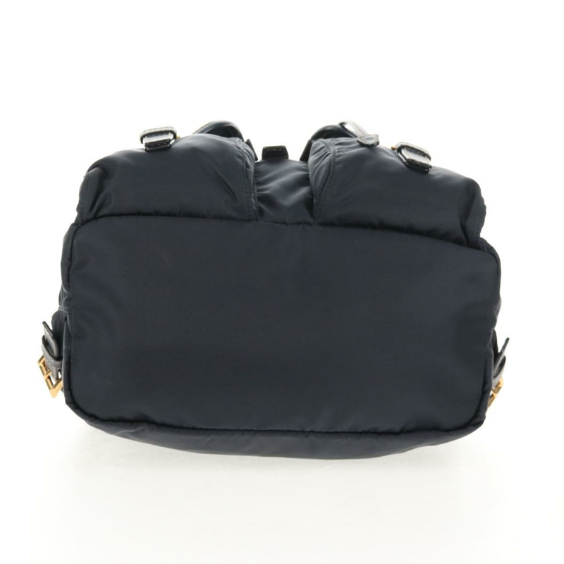 【日本直送】PRADA 背包尼龍海軍藍金色正品 144874M-13