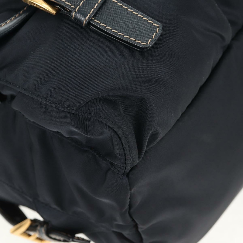 【日本直送】PRADA 背包尼龍海軍藍金色正品 144874M-14