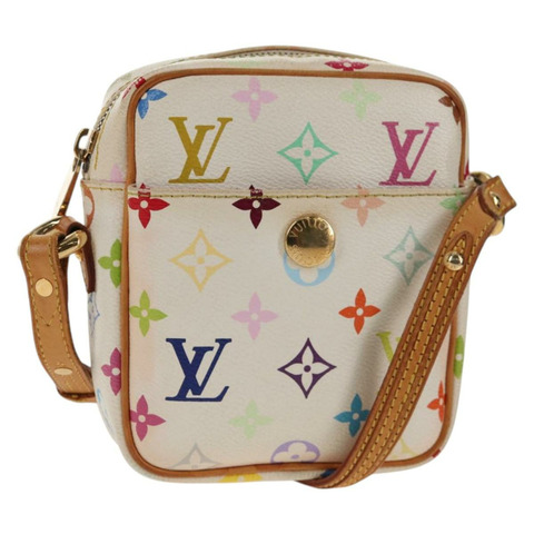 路易威登 Monogram 多色 Lift 肩背包 白色 M40055 LV 授權 128929A