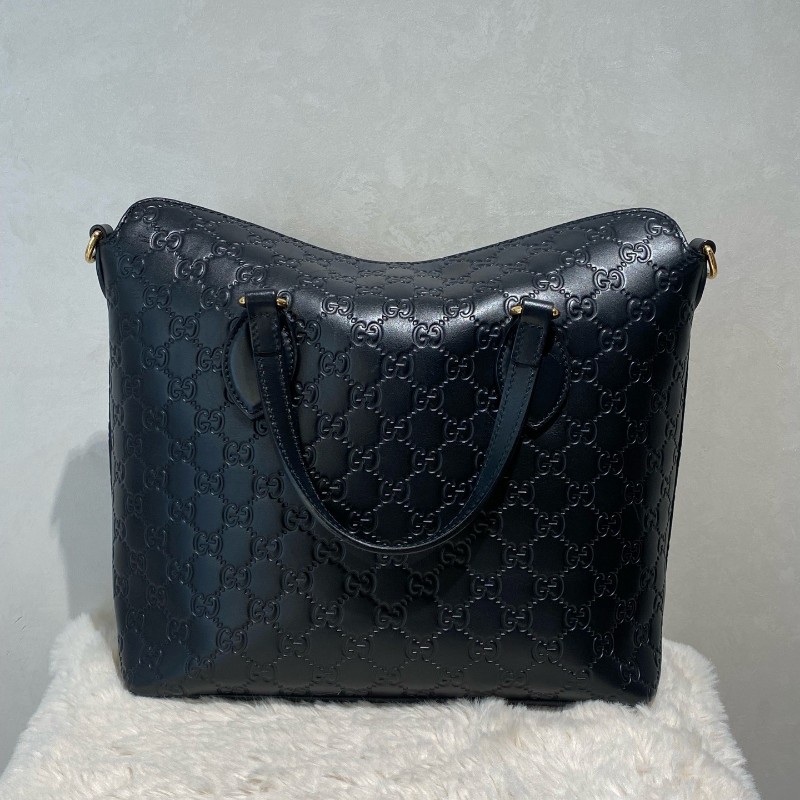Gucci 黑色老花 手提包 肩背包-1