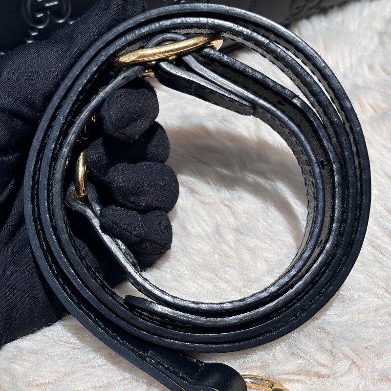 Gucci 黑色老花 手提包 肩背包-22