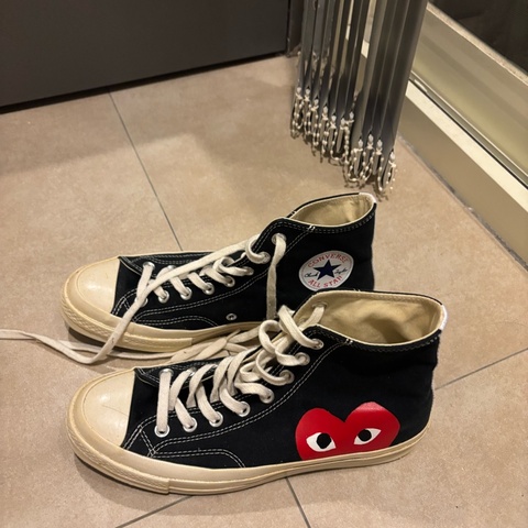 CDG PLAY CONVERSE CUCK 70 BLACK 高筒
