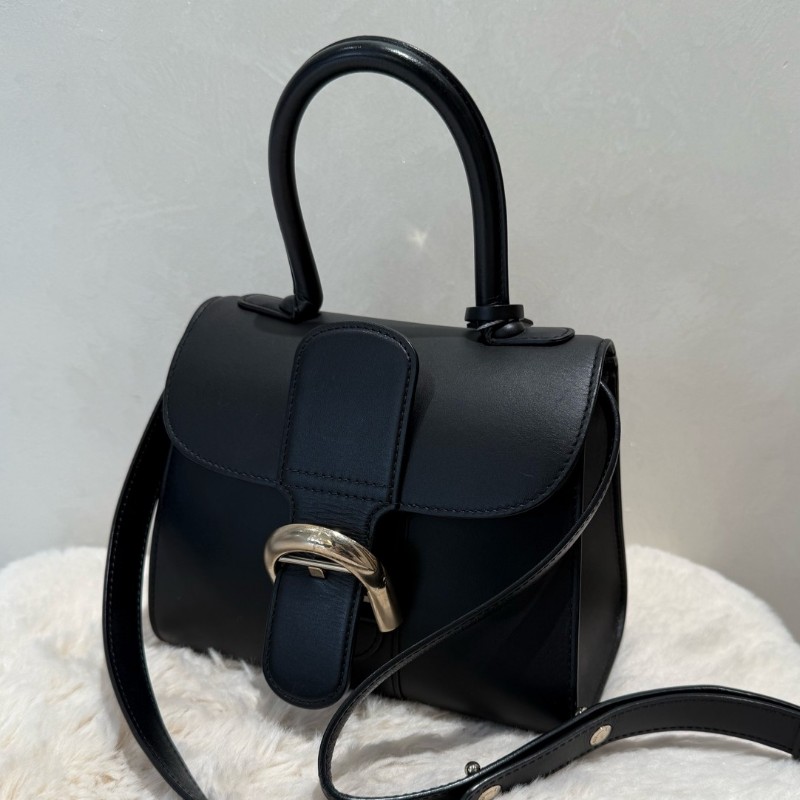 Delvaux 黑色手袋 AA0406AAM099ZDO BoxCalf小牛皮 手提包肩背包-1