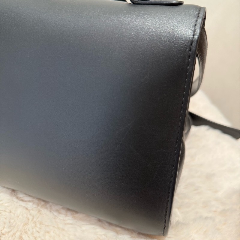 Delvaux 黑色手袋 AA0406AAM099ZDO BoxCalf小牛皮 手提包肩背包-6