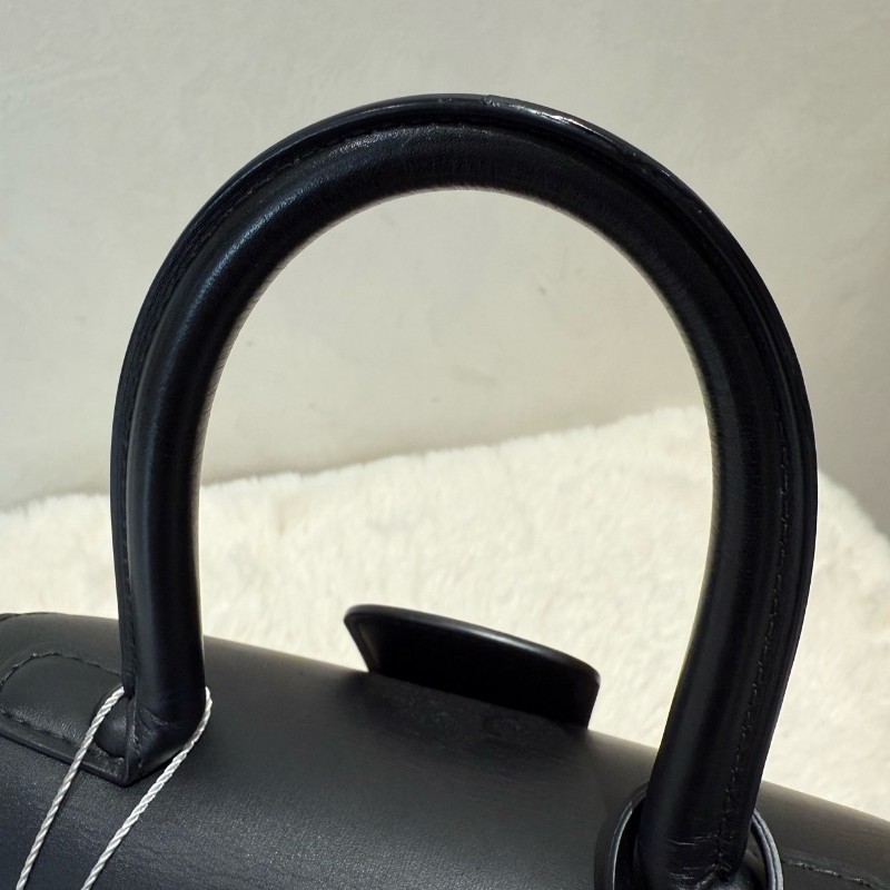Delvaux 黑色手袋 AA0406AAM099ZDO BoxCalf小牛皮 手提包肩背包-7