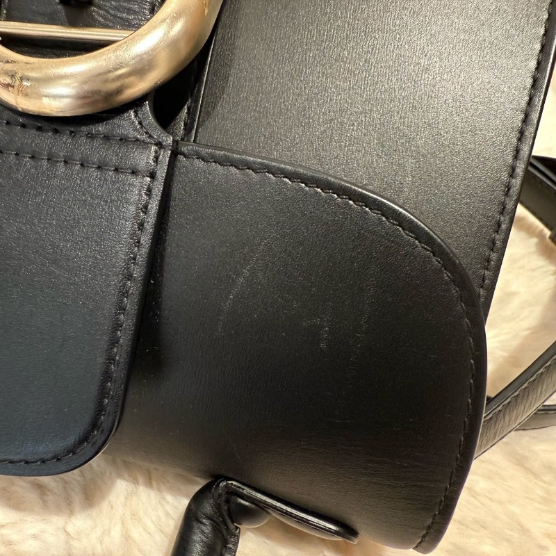 Delvaux 黑色手袋 AA0406AAM099ZDO BoxCalf小牛皮 手提包肩背包-8
