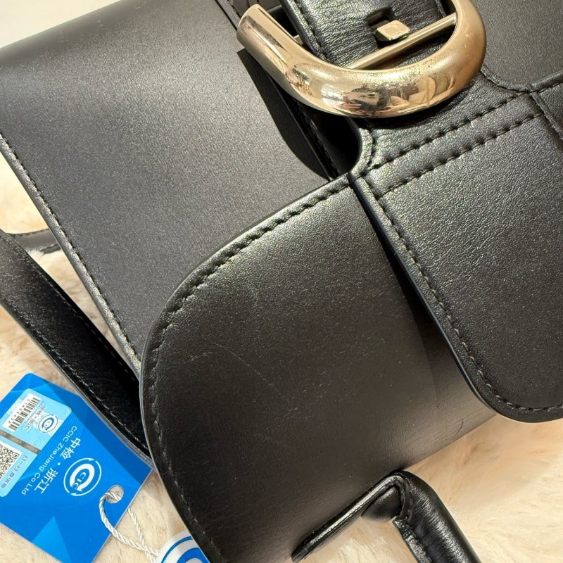 Delvaux 黑色手袋 AA0406AAM099ZDO BoxCalf小牛皮 手提包肩背包-9