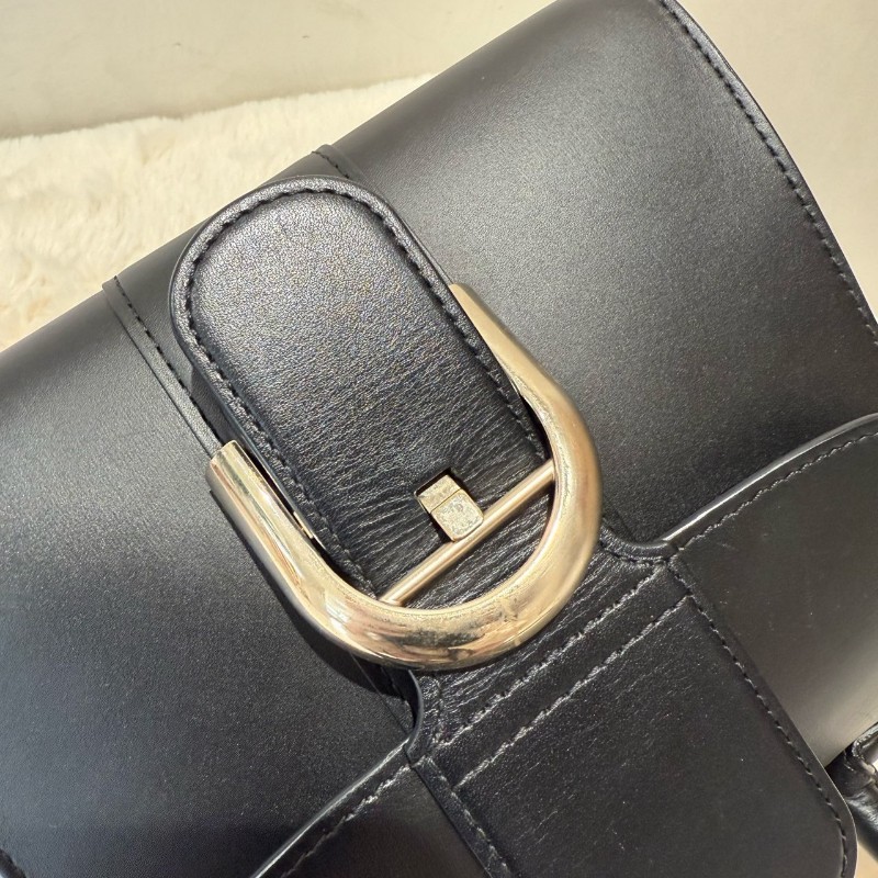 Delvaux 黑色手袋 AA0406AAM099ZDO BoxCalf小牛皮 手提包肩背包-10