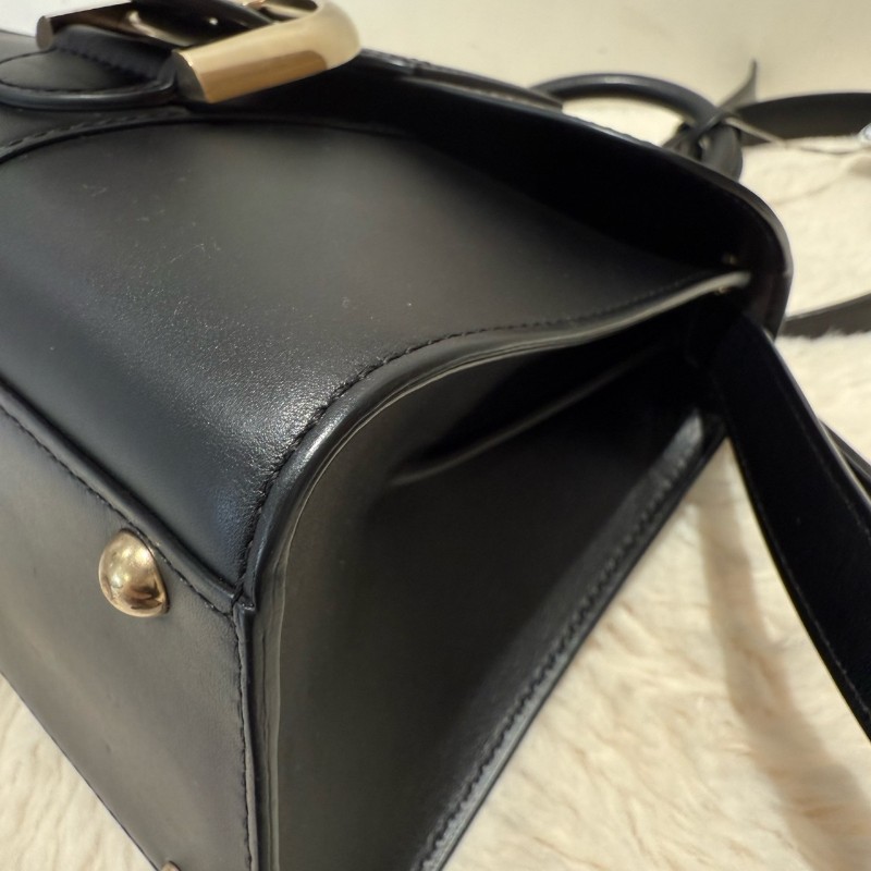 Delvaux 黑色手袋 AA0406AAM099ZDO BoxCalf小牛皮 手提包肩背包-11