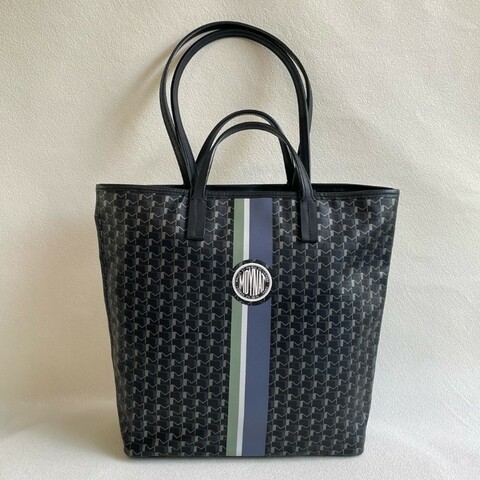 Moynat 藍色紋 托特包 肩背包 手提包