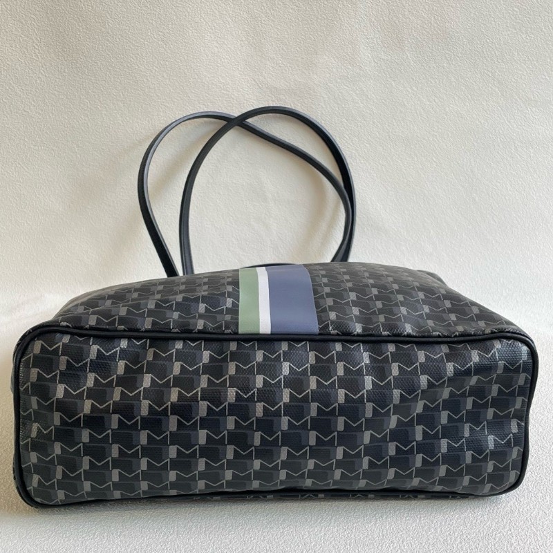Moynat 藍色紋 托特包 肩背包 手提包-3