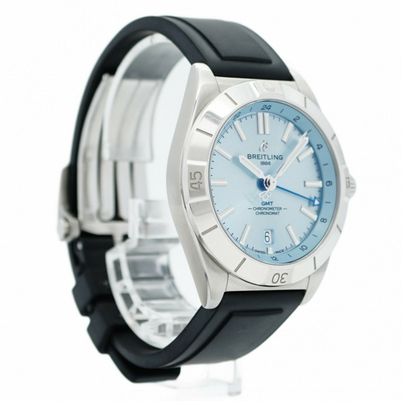 百年靈 Chronomat P32398 藍色錶盤男錶-3