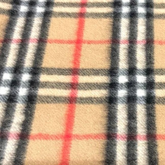 BURBERRY經典格紋羔羊毛圍巾 極美✨-3
