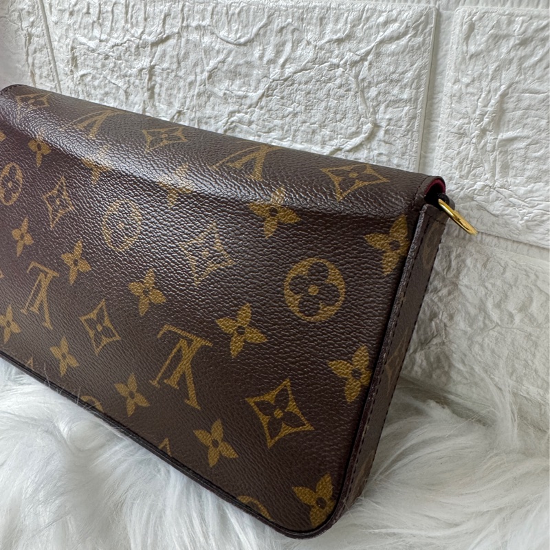 LV 經典老花三合一斜背鍊條包-11