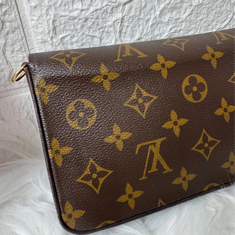 LV 經典老花三合一斜背鍊條包-12