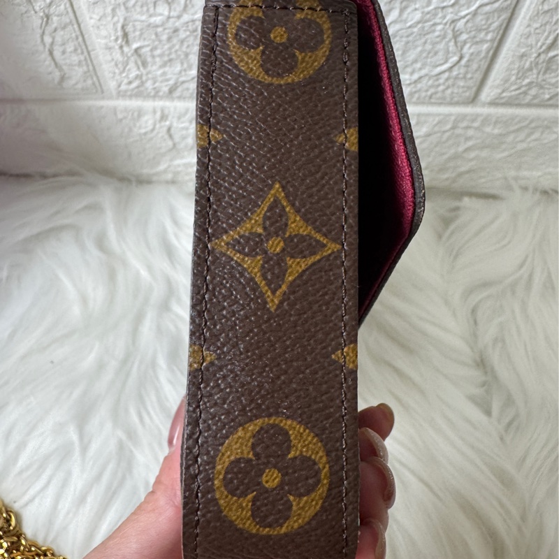 LV 經典老花三合一斜背鍊條包-14