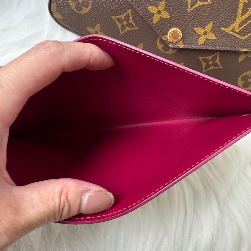 LV 經典老花三合一斜背鍊條包-19