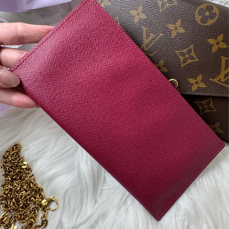 LV 經典老花三合一斜背鍊條包-20
