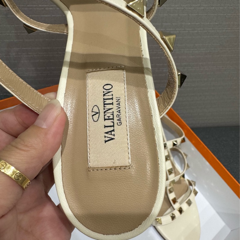 Valentino ROCKSTUD拖鞋/涼鞋 👡 尺寸38 好美的仙女風-7