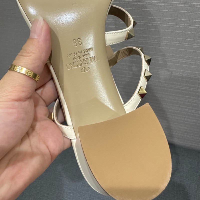 Valentino ROCKSTUD拖鞋/涼鞋 👡 尺寸38 好美的仙女風-14