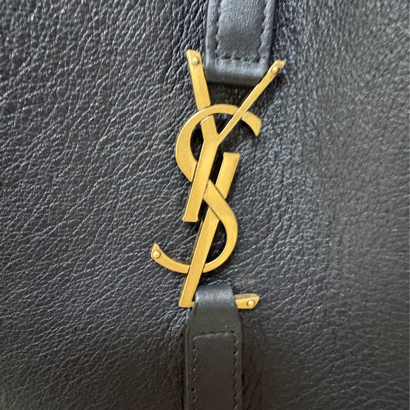 Yves Saint Laurent YSL 聖羅蘭 Hobo 黑金色 小號-7