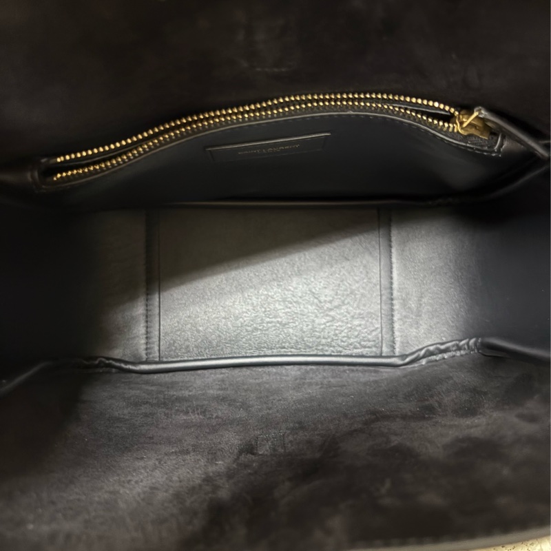 Yves Saint Laurent YSL 聖羅蘭 Hobo 黑金色 小號-10
