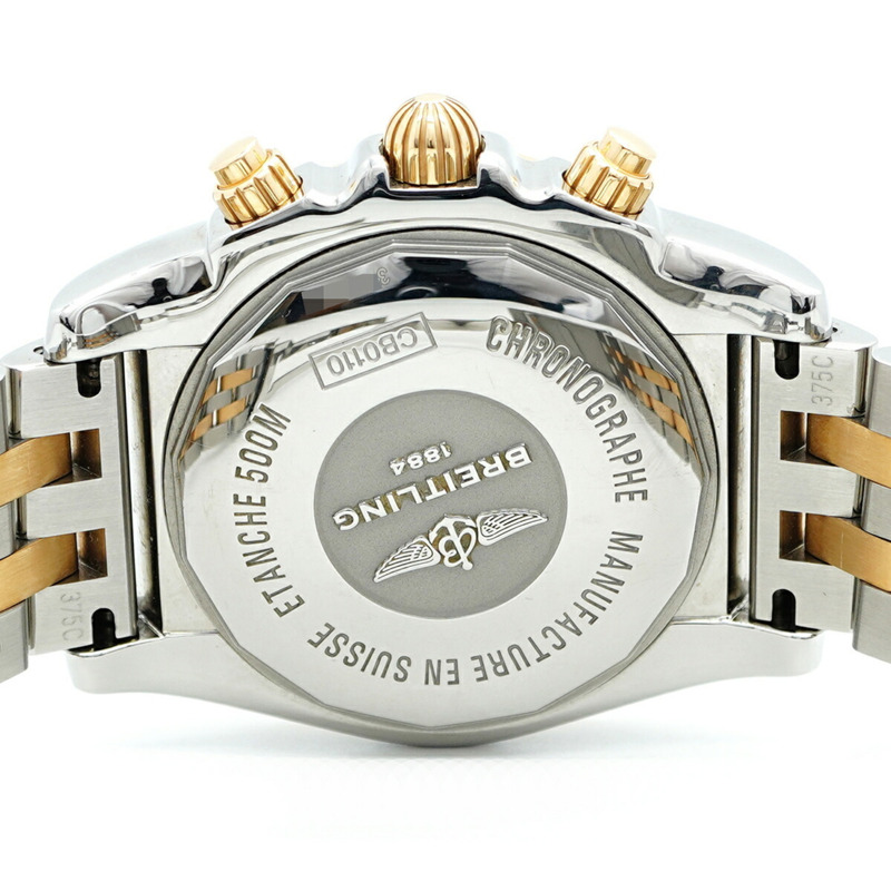 百年靈 Chronomat 44 CB0110 黑色錶盤男士手錶-5