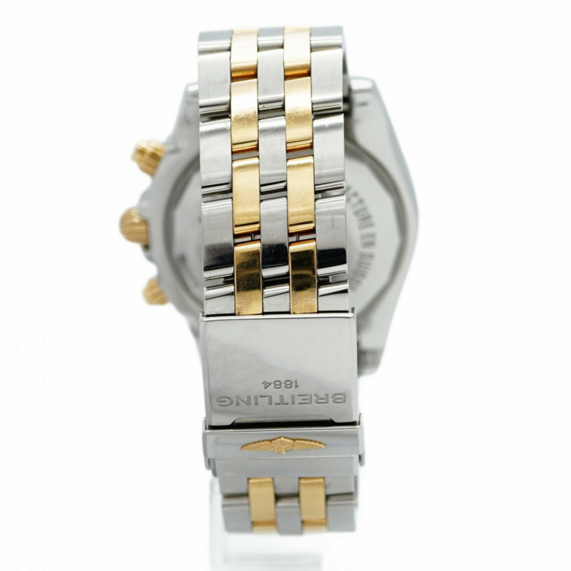 百年靈 Chronomat 44 CB0110 黑色錶盤男士手錶-8
